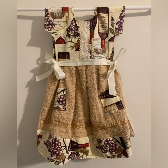Hand Crafted Other - Kitchen Decor Towel Dress: Grapevine Design